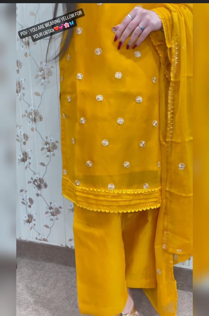 HANIA 3 PC (Mustard)