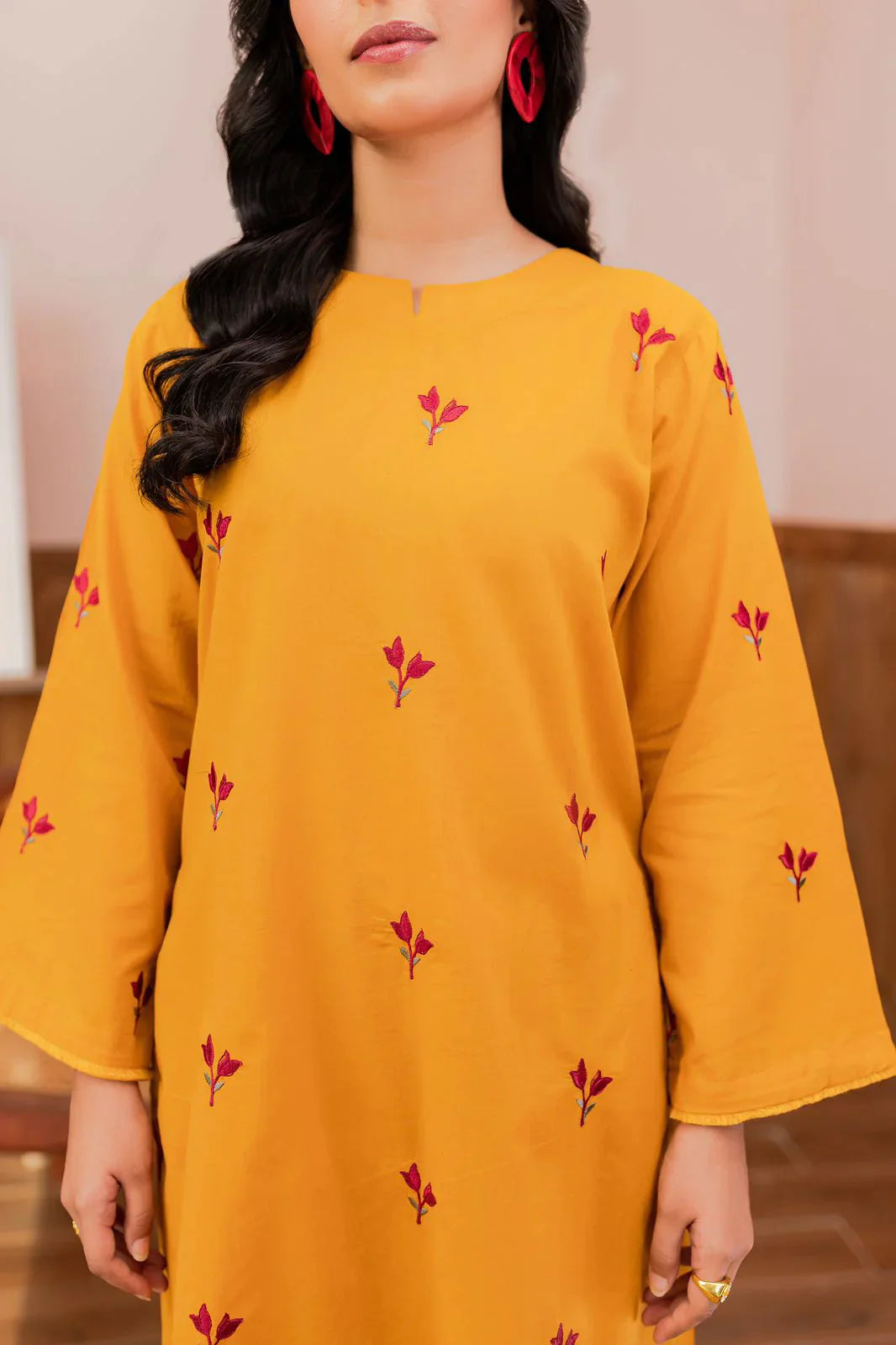 2PC Winters Embroidered Dress